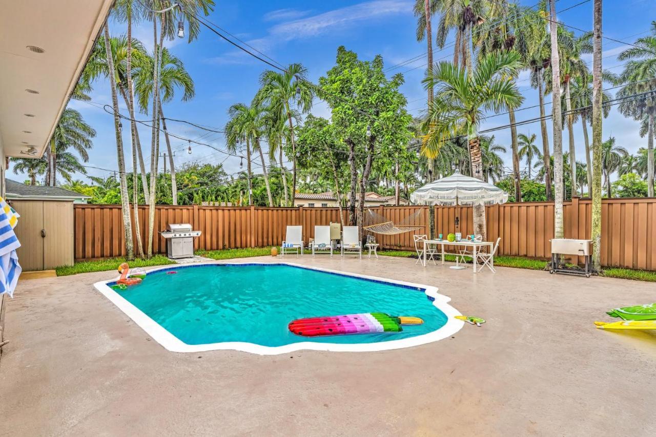 Tropical Oasis With Pool 10 Mins Airport & 5 Mins Beach هوليوود المظهر الخارجي الصورة