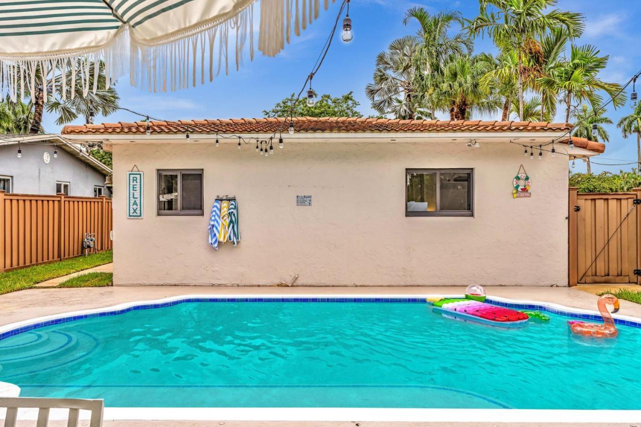 Tropical Oasis With Pool 10 Mins Airport & 5 Mins Beach هوليوود المظهر الخارجي الصورة